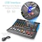Pyle Pyle 6-Channel Bluetooth Studio Audio Mixer, DJ Controller w/ USB Drive, XLR Mic Input, +48V Power PMXU67BT - alternate 4